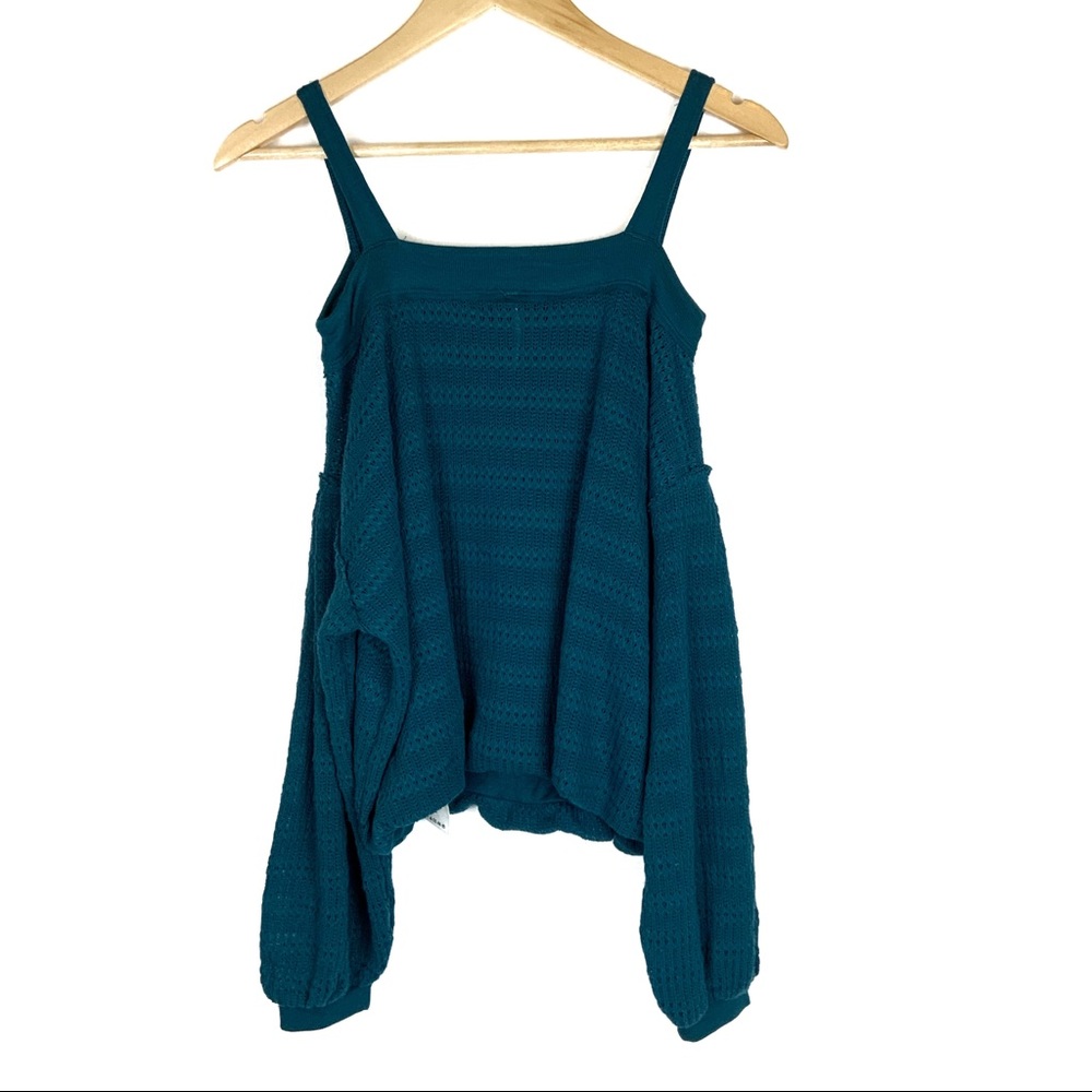 Free People Sistine Cold Shoulder Hacci Knit Top - Picture 9 of 13